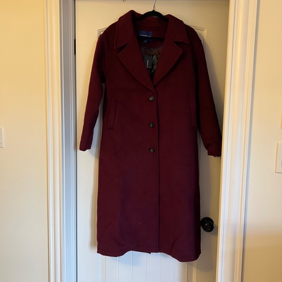 French Connection long wool coat - Picture 2 of 8